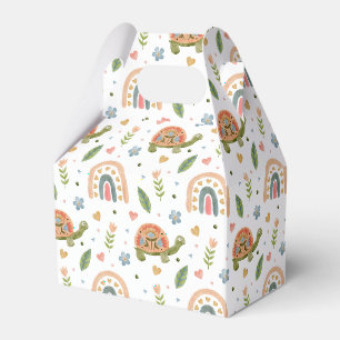 Ballotins Jolie tortue aquarelle et Motif arc-en-ciel