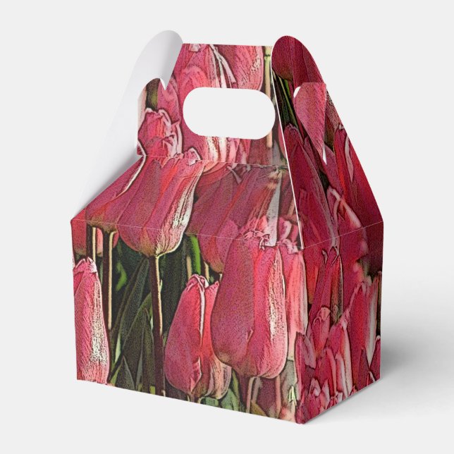 Ballotins Jolie tulipe rose (Verso)