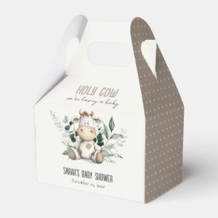 Ballotins Jolie Vache Foliage Pastel Baby shower Neutre