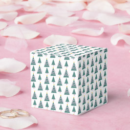 Ballotins Jolies arbres Doodles rose vert