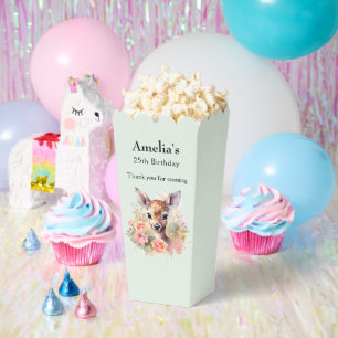 Ballotins Jote Cerf Entouré De Merci Rose D'Anniversaire