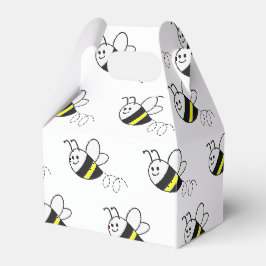 Ballotins Jote Little Bee Motif Baby shower blanc