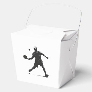 Ballotins Joueur de Pickleball Silhouette Sport Design