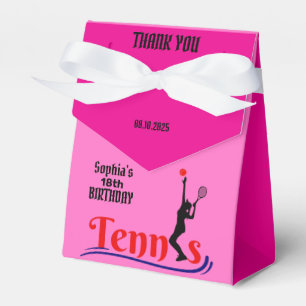Ballotins Joueuse de tennis, fille d'anniversaire Ballotin