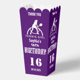Ballotins Joueuse de tennis, fille d'anniversaire Ballotin