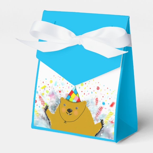 Ballotins Jour de la marmotte fête d'anniversaire (Verso)