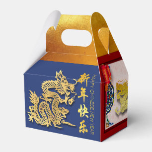 Ballotins Jour de l'an chinois Dragon 2024 Décoré GFB
