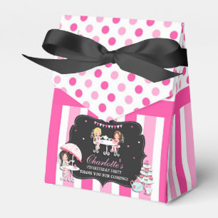 Ballotins Jour de thé entre filles roses et points mignons 