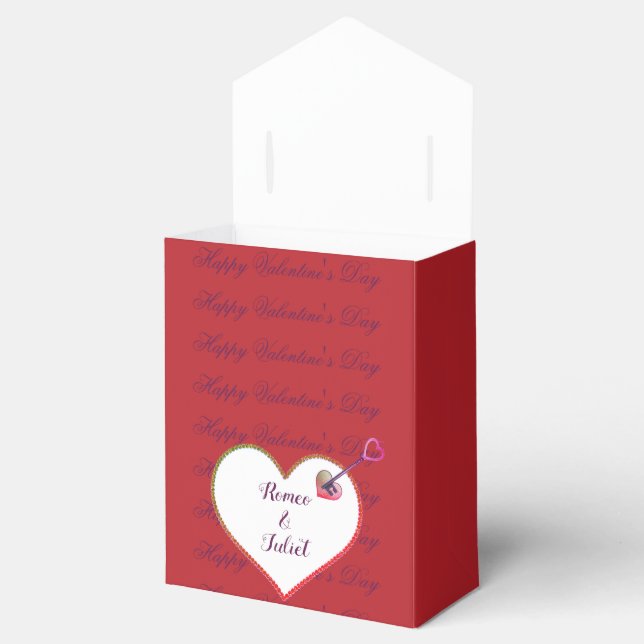 Ballotins Jour des Valentines du Coeur Rouge mou moderne (Ouvert)