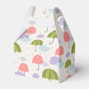 Ballotins Jour pluvieux d'automne avec le motif de parapluie
