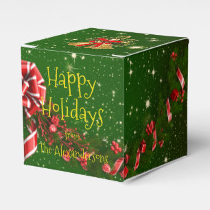 Ballotins Joyeuses fêtes La famille souhaite des baubles de