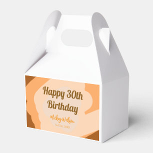 Ballotins Joyeux 30e anniversaire rustique en bois Halloween