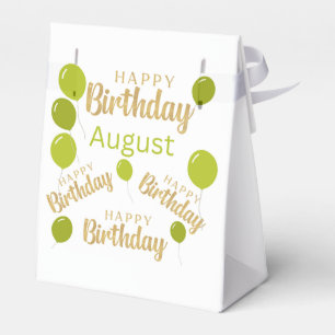 Ballotins Joyeux anniversaire Août Anniversaire Ballotin