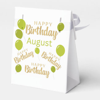 Ballotins Joyeux anniversaire Août Anniversaire Ballotin