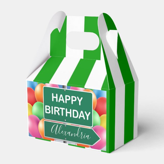 Ballotins Joyeux anniversaire Gable Ballotin (Verso)