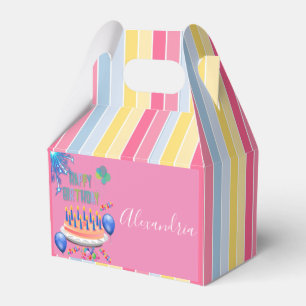 Ballotins Joyeux anniversaire Gable Ballotin Stripe
