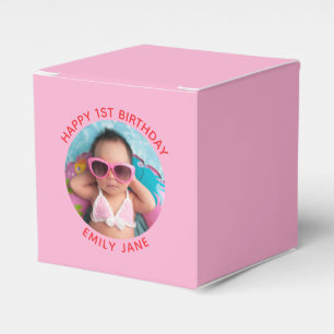 Ballotins Joyeux Anniversaire Photo Rond Rose