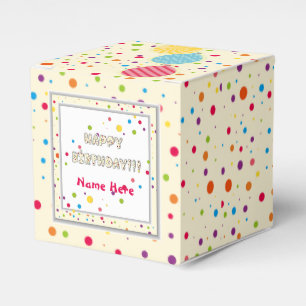 Ballotins Joyeux Ballotin d'anniversaire coloré
