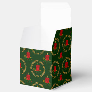Ballotins Joyeux Ballotin Rouge Xmas Aux Chandelles