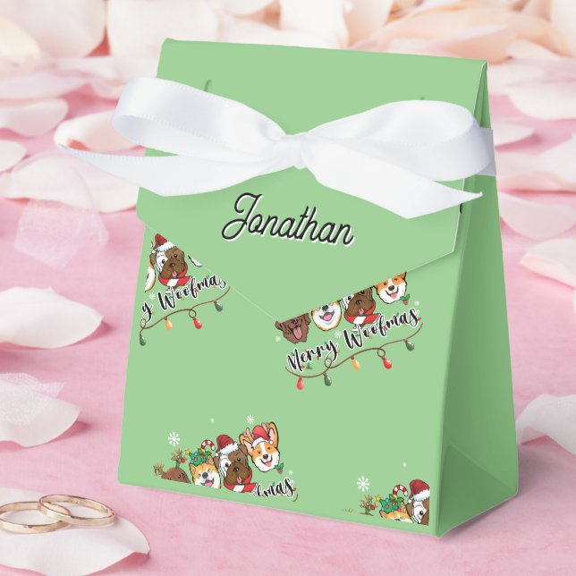 Ballotins Joyeux Ballotin Woofmas personnalisé (Mariage)