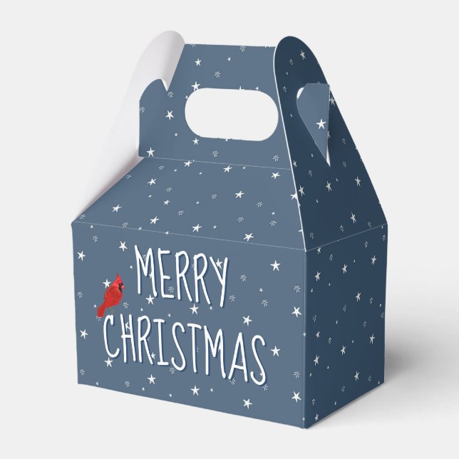 Ballotins Joyeux Cardinal de Noël sur le Ballotin des étoile (Verso)