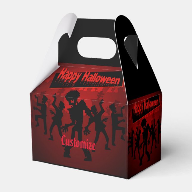Ballotins Joyeux Halloween Gable Zombie Dance Party (Verso)