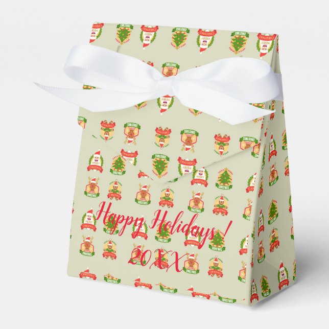 Ballotins Joyeux Joyeux Joyeux Joyeux Vacances de Noël (Verso)