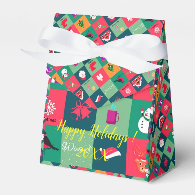 Ballotins Joyeux Joyeux Joyeux Joyeux Vacances de Noël (Verso)