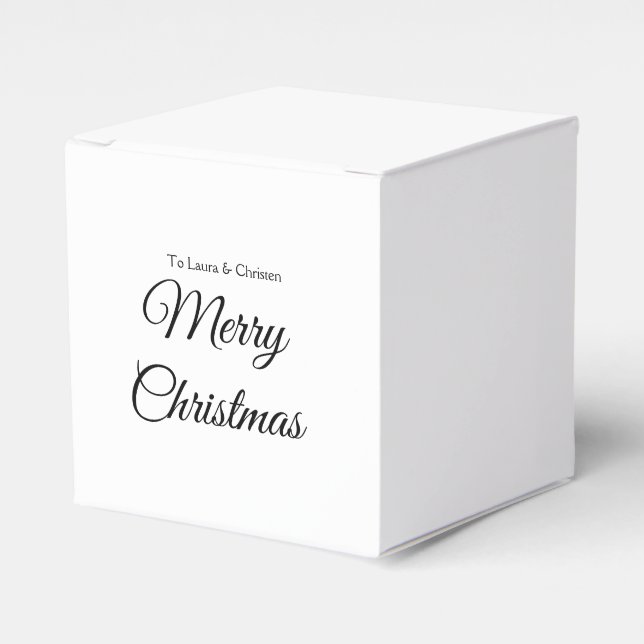 Ballotins Joyeux Noël ajouter le nom texte personnalisé cade (Verso)