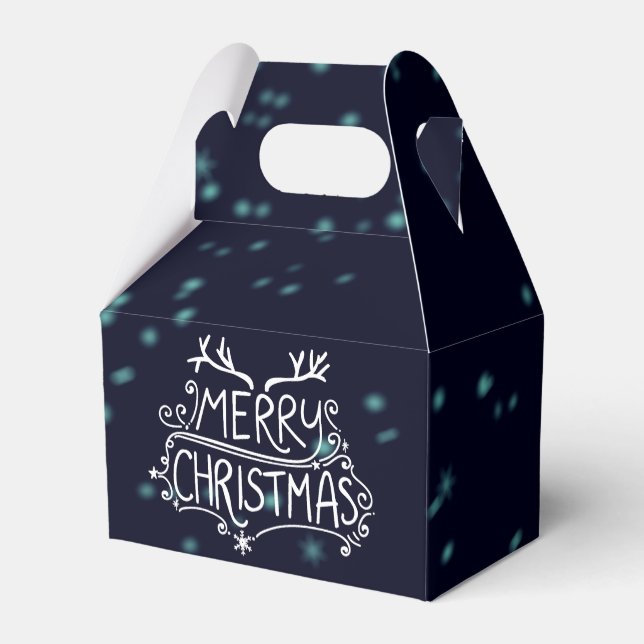 Ballotins Joyeux Noël boîte cadeau de Noël (Arrière)