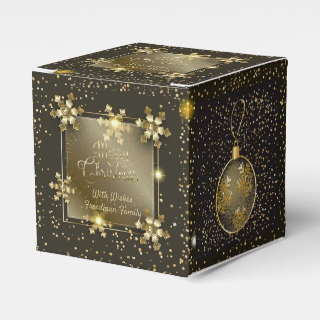 Ballotins Joyeux Noël et Nouvel An ! 20XX Gold Luxury (Verso)