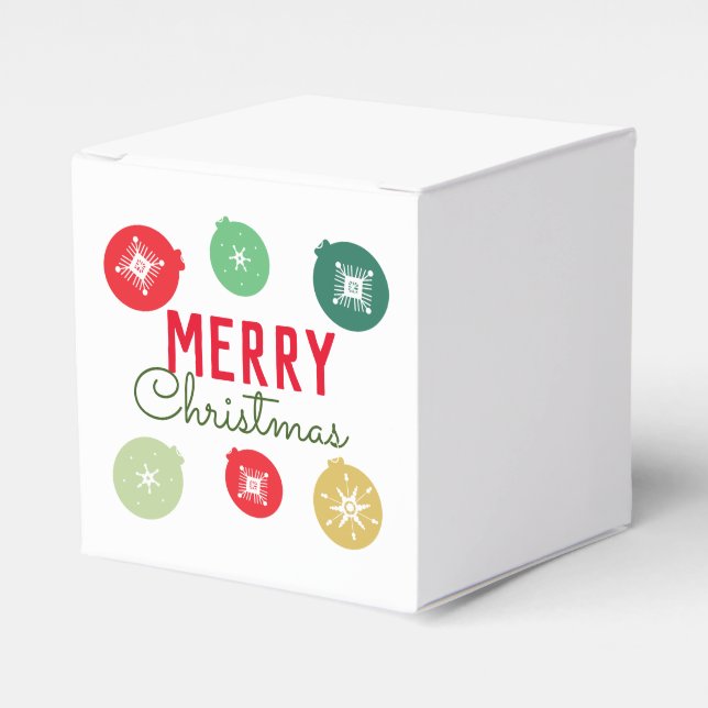 Ballotins Joyeux Noël fête Snowflakes Orament (Verso)