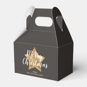 Ballotins Joyeux Noël Gold Star Brown