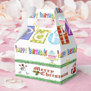 Ballotins Joyeux Noël Joyeux anniversaire Gable Ballotin