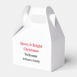 Ballotins Joyeux Noël lumineux ajouter nom de famille bienve