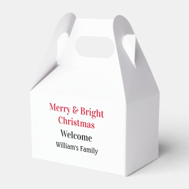Ballotins Joyeux Noël lumineux ajoutez le nom de famille bie (Verso)