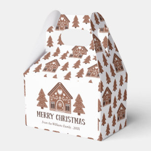 Ballotins Joyeux Noël Maison en Pain d'Épice & Arbres