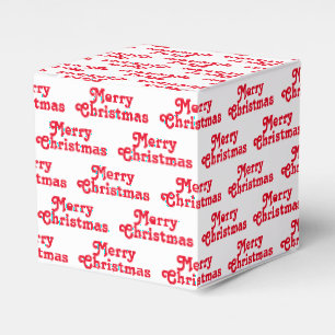 Ballotins Joyeux Noël rouge blanc motif mignon vacances