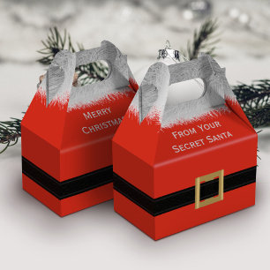 Ballotins Joyeux Noël rouge du Ballotin de Secret Père Noël