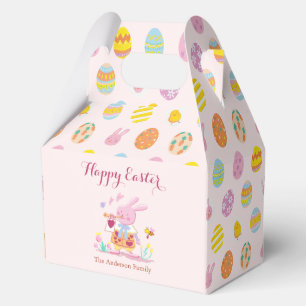 Ballotins Joyeux Pâques Pink Bunny Garden Nom de chasse aux 