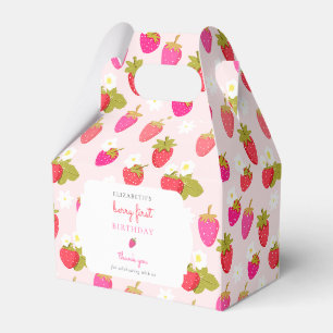 Ballotins Joyeux Premier Anniversaire Fille Fraise Sucrée Mi