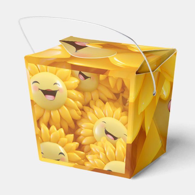 Ballotins Joyeux tournesols jaunes (Arrière)