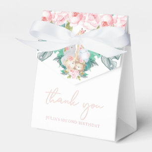 Ballotins Jungle Animaux Fille Anniversaire Merci