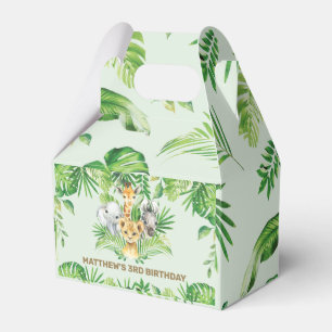 Ballotins Jungle Animaux Safari Nature Merci d'anniversaire 
