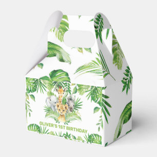 Ballotins Jungle Animaux Safari Nature Merci d'anniversaire 
