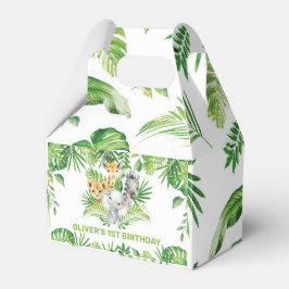 Ballotins Jungle Animaux Safari Verdure 1er Anniversaire Dou