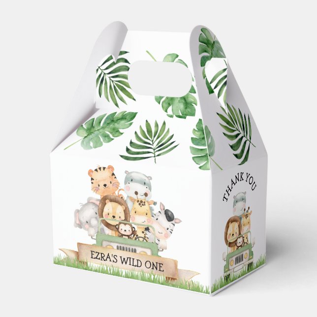 Ballotins Jungle Safari Wild Un Ballotin d'anniversaire (Verso)