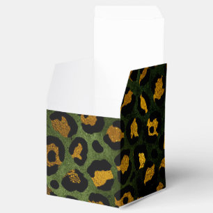Ballotins Jungle Vert Jaune Cheetah Leopard Motif