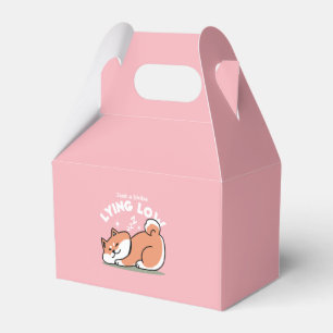 Ballotins Juste un Shiba allongé bas : mignonne conception S