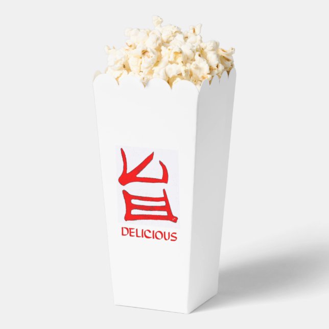 Ballotins Kanji Boîtes de pop-corn rouge délicieux (Sauté)
